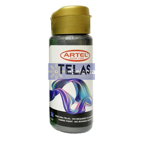 PINTURA TELA METALICA NEGRO 60 ML ARTEL